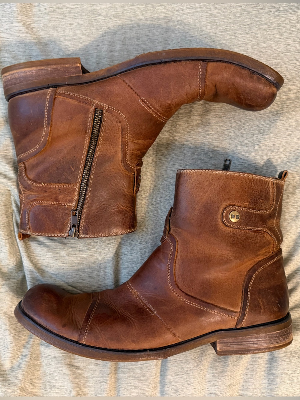 Bed Stu Men's distressed leather BURST boot men’s 9.5